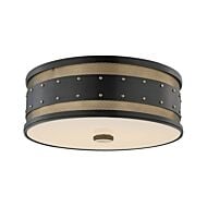 Hudson Valley Gaines 3 Light Ceiling Light in Aged Old Bronze