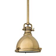 Hudson Valley Pelham 9 Inch Pendant Light in Aged Brass