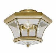Monterey 3-Light Ceiling Mount in Antique Brass