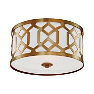 Libby Langdon for Crystorama Jennings Ceiling Light in Aged Brass