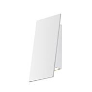 Sonneman Angled Plane 7.75 Inch LED Downlight Wall Sconce in Textured White
