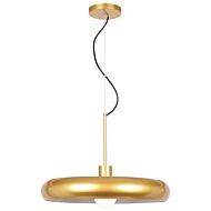Access Bistro Pendant Light in Gold and White