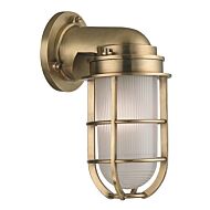 Hudson Valley Carson 10 Inch Wall Sconce in Aged Brass