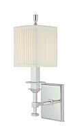 Hudson Valley Berwick 15 Inch Wall Sconce in Polished Nickel