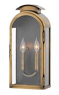 Hinkley Rowley 3-Light Outdoor Light In Light Antique Brass