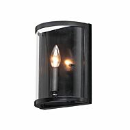 Maxim Sentinel 10 Inch Wall Sconce in Black