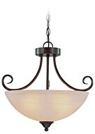 Craftmade Raleigh 3 Light 19 Inch Ceiling Light in Old Bronze