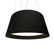 Conical LED Pendant in Charcoal