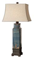 Soprana 1-Light Table Lamp in Dark Rustic Bronze