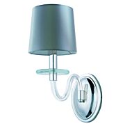 Maxim Lighting Venezia 14 Inch Clear Wall Sconce in Polished Nickel