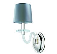 Maxim Lighting Venezia 14 Inch Frosted Wall Sconce in Polished Nickel