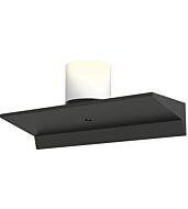 Sonneman Votives™ 2 Light 5 Inch Bathroom Vanity Light in Satin Black