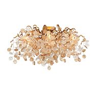 Eurofase Campobasso 7 Light Ceiling Light in Gold
