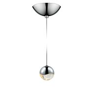 Sonneman Grapes 2.5 Inch LED Pendant w/ Dome Canopy in Polished Chrome