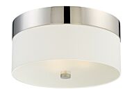 Libby Langdon for Crystorama Grayson 16 Inch Ceiling Light in Polished Nickel