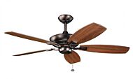 Kichler Canfield 52 Inch Ceiling Fan in Oil Brushed Bronze