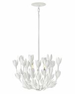 Hinkley Flora 3-Light Semi-Flush Ceiling Light In Textured Plaster
