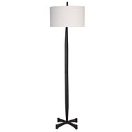 Counteract 1-Light Floor Lamp in Aged Black
