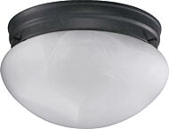 3021 Faux Alabaster Mushrooms 2-Light Ceiling Mount in Toasted Sienna