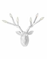 Hinkley Stag 6-Light Wall Sconce In Chalk White
