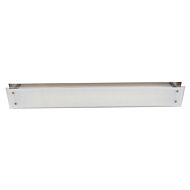 Access Vision 2 Light Wall/Ceiling Mount in Brushed Steel