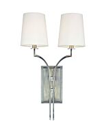 Hudson Valley Glenford 2 Light 22 Inch Wall Sconce in Antique Nickel