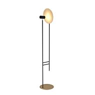 Dot 1-Light Floor Lamp in Maple