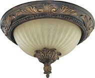 Madeleine 2-Light Ceiling Mount in Corsican Gold
