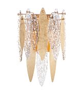 Maxim Majestic 3 Light Wall Sconce in Gold Leaf