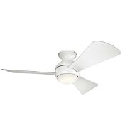 Kichler Sola 44 Inch LED Ceiling Fan in Matte White