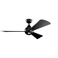 Sola 1-Light 54" Ceiling Fan in Satin Black