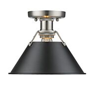 Golden Orwell 10 Inch Ceiling Light in Pewter