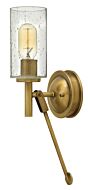 Hinkley Collier 1-Light Wall Sconce In Heritage Brass