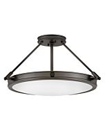 Hinkley Collier 4-Light Semi-Flush Ceiling Light In Black Oxide