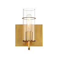 Eurofase Pista 1 Light Wall Sconce in Gold