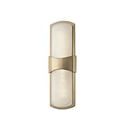 Hudson Valley Valencia 15 Inch Wall Sconce in Aged Brass