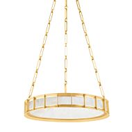LEDa 1-Light LED Chandelier in Vintage Brass