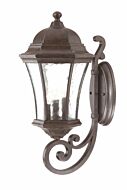 Waverly 3-Light Wall Sconce in Black Coral