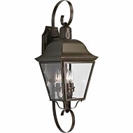 Andover 3-Light Large Wall Lantern in Antique Bronze