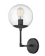 Hinkley Warby 1-Light Wall Sconce In Black
