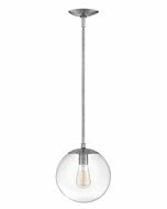 Hinkley Warby 1-Light Pendant In Polished Antique Nickel