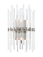 Divine 2-Light Wall Sconce in Polished Nickel