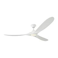 Monte Carlo Maverick Max LED 70 Inch Indoor Ceiling Fan in Matte White