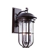 Kalco Emerson Outdoor 3 Light 22 Inch Outdoor Wall Light in Burnished Bronze