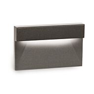 4091 1-Light LED Step and Wall Light in Bronze with Aluminum