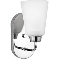 Sea Gull Kerrville 10 Inch Wall Sconce in Chrome