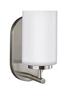 Sea Gull Oslo 9 Inch Wall Sconce in Brushed Nickel