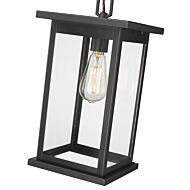 Millennium Lighting Bowton 1-Light Outdoor Hanging Lantern In Powder Coat Black