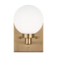 Clybourn 1-Light Bathroom Vanity Light in Satin Brass