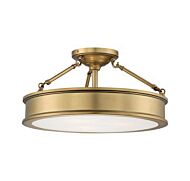 Minka Lavery Harbour Point 3 Light Ceiling Light in Liberty Gold